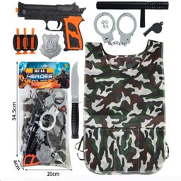 Игровой набор "Спецназ" 9 предм. (2297483) в пакете 34,5*20см