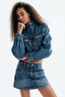 Cazadora denim cropped - H&m фото 5