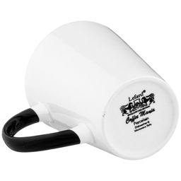 КРУЖКА БЕЛАЯ С ЧЕРНОЙ РУЧКОЙ 400 МЛ - Lefard фото 3