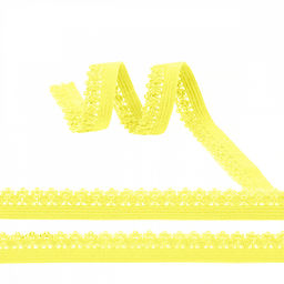 Резинка TBY бельевая Ажурная 12мм арт.RB01 пастельно-желтый F108 уп.100м