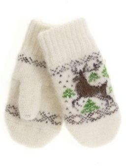 Варежки детские круговые Олень 0306-2 - Рассказовские варежки фото 2