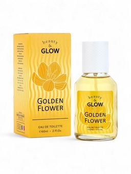 Туалетная вода женская Beauty&Glow Golden Flower, 60 мл