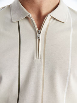 Polo Yaka K?sa Kollu ?izgili Pike Erkek Ti??rt