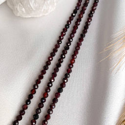 Бусины для украшений из Граната огранка - Радуга самоцветов фото 2