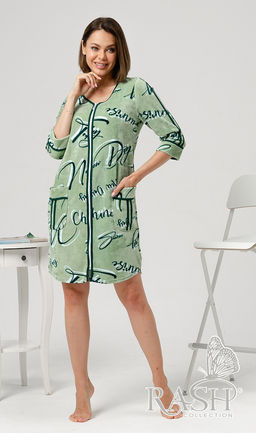 Халат "Шанс" велюр Цвет:как на фото