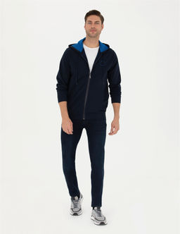 Lacivert Regular Fit Kap__onlu _rme H_rka - Pierre cardin фото 4