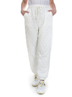 2780 WHITE Брюки спортивные зимние женские - Фабричный китай фото 2