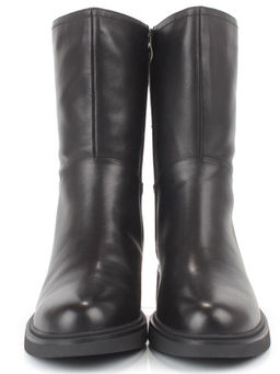 Z4212M BLACK Полусапоги зимние женские (натуральная кожа, натуральный мех) - Фабричный китай фото 9