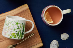 Кружка, 380 мл, фарфор P, бело-зелёная, Морская жизнь, Ocean Life - Maxwell & Williams фото 2