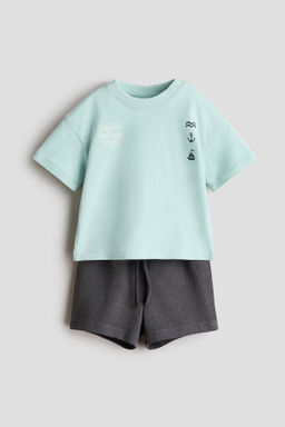 Conjunto de 2 piezas en punto de algod?n - H&m фото 3