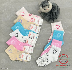 Носки детские с принтом, 10 пар