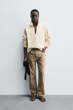 WASHED TEXTURED OVERSHIRT