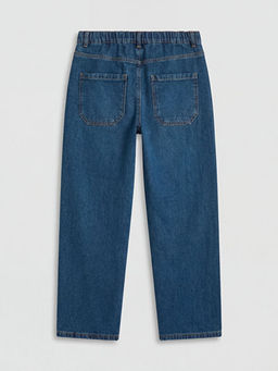 Baggy Fit Erkek ?ocuk Jean Pantolon