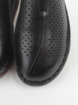 03-5001-1 BLACK Полуботинки женские летние (натуральная кожа) - Фабричный китай фото 9