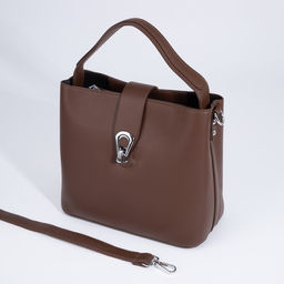 Сумка-тоут на молнии, цвет коричневый - Simaland фото 6