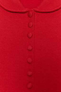 CARDIGAN WITH PETER PAN COLLAR - Zara фото 7