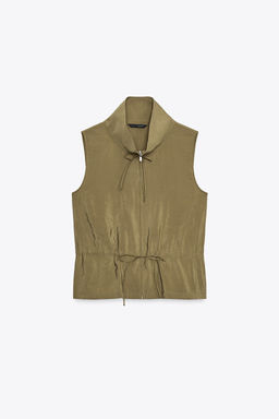 ADJUSTABLE FLOWING GILET - Zara фото 2
