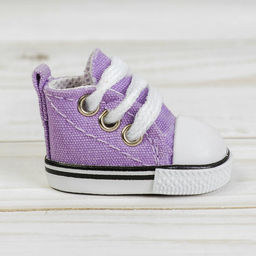 Кеды для кукол, длина подошвы 5 см, цвет фиолетовый - Simaland фото 2