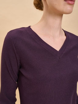 PELICAN, джемпер женский, Сливовый  фото 2