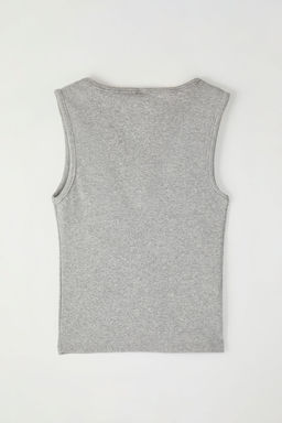 TRENDYOLMILLA K?rm?z? Dugmeli Havuz Yaka S?f?r Kol Fitilli Esnek Vucuda Oturan Crop Orme Atlet TWOSS25AL00028 фото 14