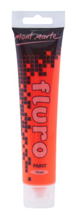 Краска акриловая флуоресцентная Оранжевый 75 мл / PMFL0004 /уп 96/Orange - Галеонтрейд фото 2