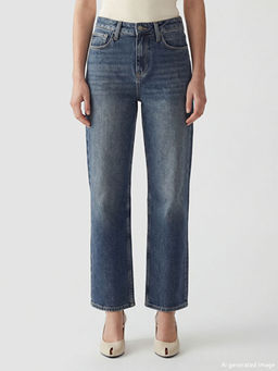 Wideleg Kad?n Jean Pantolon