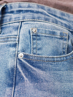 D54.298 Джинсы женские голубой