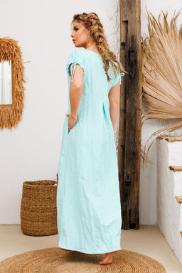 Платье AMORI 9725 светлая бирюза  фото 4