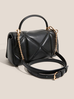 Женская сумка с ручкой LOVE MOSCHINO EMBOSSED Q Артикул 4561078, черный  фото 3