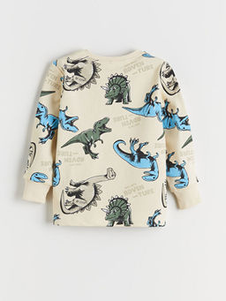Dinazor Bask?l? Erkek ?ocuk Pijama Tak?m?