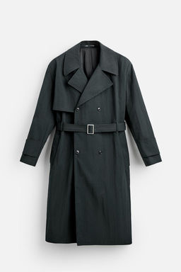 TECHNICAL RELAXED FIT TRENCH COAT - Zara фото 6