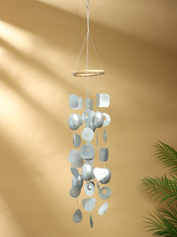 Музыка ветра «Гравитация», 14×14×90 см, дерево, ракушка