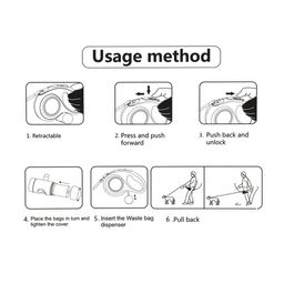 Рулетка Пижон Premium с поводком-лентой 3 м, вес животного до 15 кг  фото 6