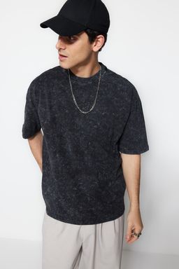 TRENDYOL MAN Oversize/Genis Kesim Eskitme/Soluk Efektli %100 Pamuklu T-Shirt TMNSS23TS00169 - Trendyolmilla фото 4
