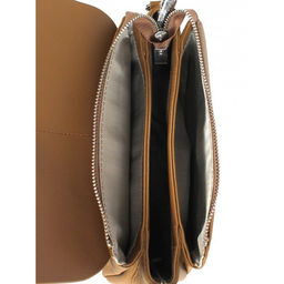 Сумка женская натуральная кожа GU 2066-91921, 3отд, плечевой ремень, бежевый SALE 264046 - Adelia фото 8