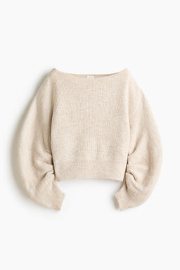 Jersey oversize con escote barco