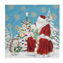Новогодний набор салфеток Этель Christmas time, 40х40см 4 шт  фото 5