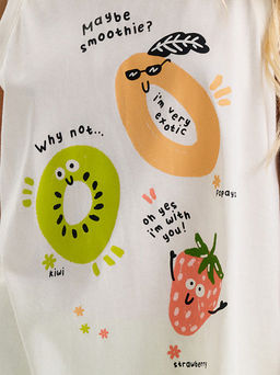 PELICAN, майка для девочек, Молочный  фото 4