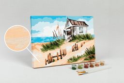 ФРЕЯ PNB/PS-093 Набор для раскрашивания по номерам 30 х 20 см Рыбацкий домик  фото 5