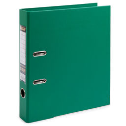 Expert Complete Регистратор PVC, 2-х стороннее покрытие, мет.уг. 50 мм 50 шт. Premier A4 арочный механ. (разб.) лён зеленый ЕС100161003