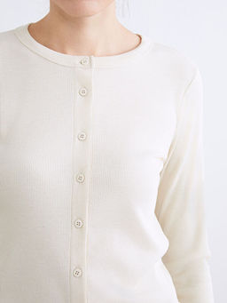 Bisiklet Yaka Fitilli Crop Kad?n H?rka