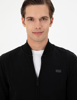 Мужской черный вязаный кардиган Неожиданная скидка в корзине - U.s. polo assn фото 2