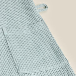 Халат вафельный мужской SL HOME: Basic «Аззура», размер M, хлопок 100%, мятный