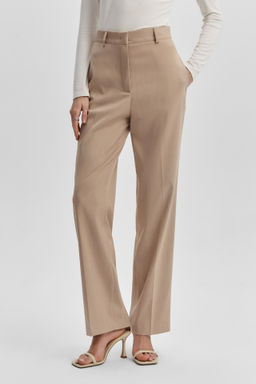 Брюки прямого силуэта с эффектом меланж - Mollis фото 2