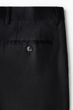 Pantal?n sastre en mezcla de lino Relaxed Fit - H&m фото 3
