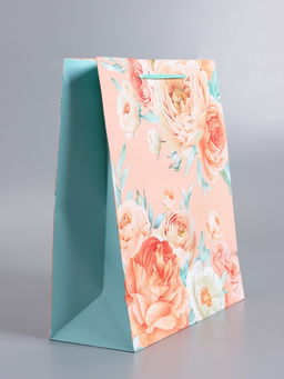 Пакет подарочный ламинированный «Чувства», 26×12×32 см
