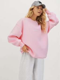 Утепленный свитшот оверсайз