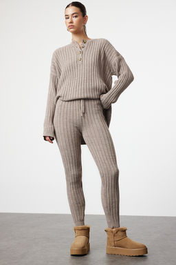 Vizon Fitilli Genis Kal?p Triko Alt-Ust Tak?m TWOAW22AU0039