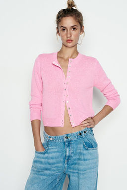 PLAIN KNIT CARDIGAN - Zara фото 20