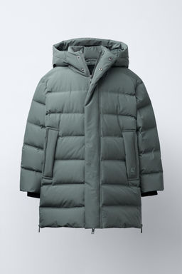 LONG WATER-REPELLENT DOWN PUFFER JACKET